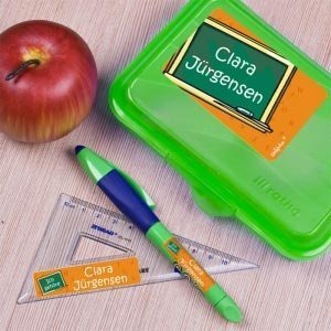 Namensticker *Ich gehöre* mit Tafel in o