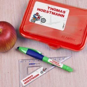 Namensticker *Motocross* 100-teiliges Se