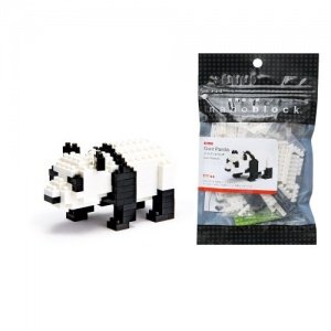 Nanoblock 13934 - Pandabär 3D-Puzzle von Kawada bestehend aus über 150 Teilen