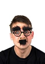 Nase Brille Bart Schnellmaskierung Grouc