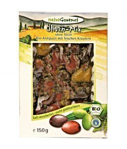 Naturgourmet Grüne und schwarze Bio Oliv