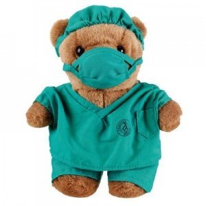 Medical scrub bear