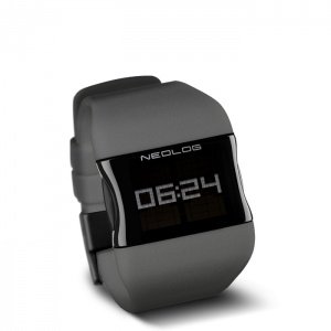 Neolog OS LCD Armbanduhr Warm Gray
