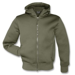 Neoprenjacke mit Fleecefutter oliv