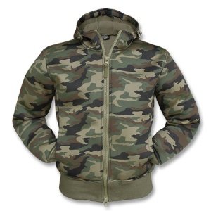Neoprenjacke mit Fleecefutter woodland