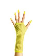 Netzhandschuhe neongelb