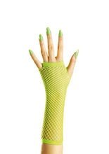 Netzhandschuhe neongrün