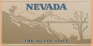 Nevada Schild mit individuellem Wunschte
