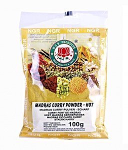 NGR Madras Curry Pulver (scharf) (100g P