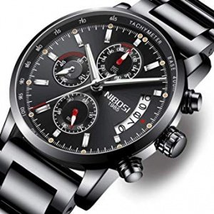 NIBOSI Herrenuhren Chronograph Quartz