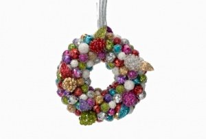 Nic Duysens Kranz mit Beeren Glitter