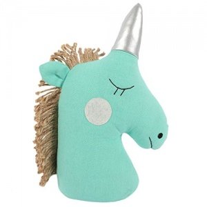 Niedliche Unicorn Türstopper Home Schlafzimmer fantasy Geschenk türkis