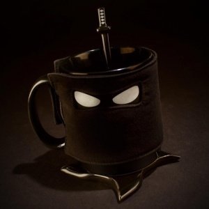 Ninja Tasse mit Löffel & Unters