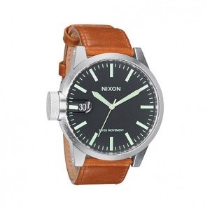 Nixon Herrenuhr Chronicle Black Saddle 2