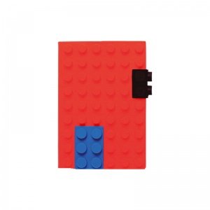 Noppen Notizbuch aus Silicon Farbe Rot