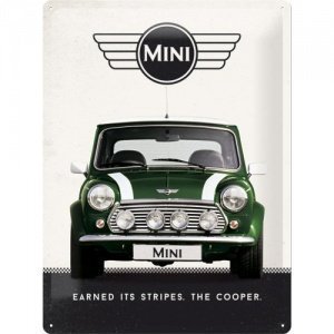 MINI-Cooper Green Blechschild