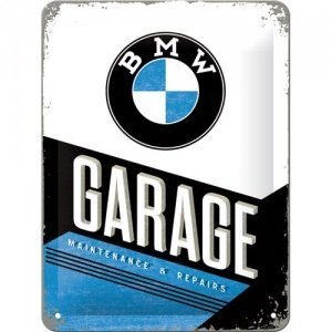 Nostalgic-Art 26212 BMW Garage, Blechschild, 15 x 20 cm