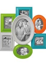 Nostalgie Bilderrahmen für 7 Fotos