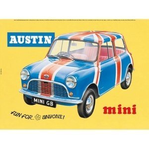 Nostalgie-Schild "Austin Mini"