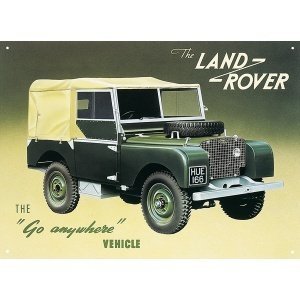 Nostalgie-Schild "Land Rover"