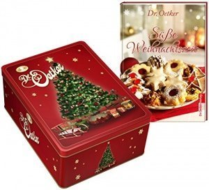 Nostalgische Plätzchendose + Backbuch