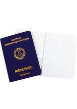 Notizbuch Reisepass DDR
