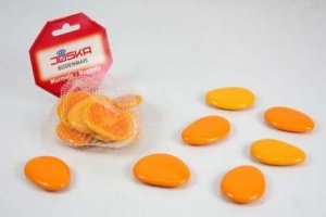 Nuggets durchgefärbt Orange