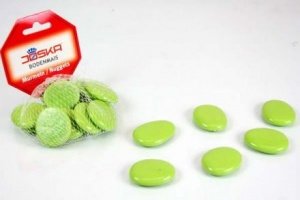 Nuggets durchgefärbt grün