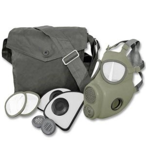 NVA Schutzmaske M10 m. Filter u. Tasche 