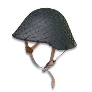 NVA Stahlhelm m. Tarnnetz gebraucht