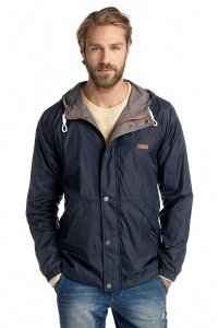 Nylon Jacke mit Kapuze