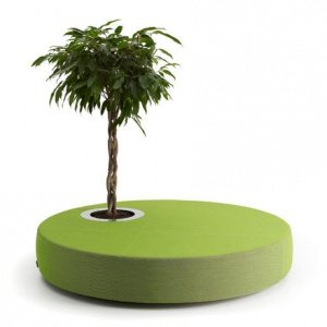 Oasis Green Island Liege mit Pflanzbehäl