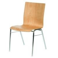 Object Stapelstuhl Holzformschale 72.100