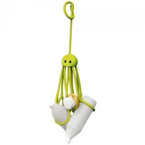 OCTOPUS Schampoo- & Duschgel-Halter, grü