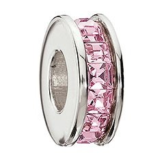 October Light Rose Flicker Bead