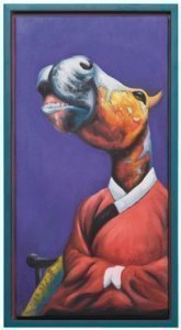 Ölbild Kimono Horse