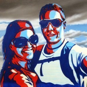 Ölgemälde im Popartstil - 8833