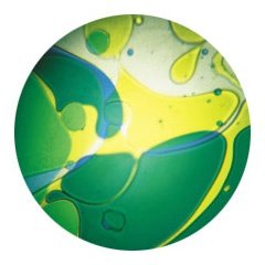 Ölscheibe Blau/Gelb für Mathmos Space Pr