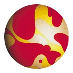 Ölscheibe Gelb/Rot für Mathmos Space Pro