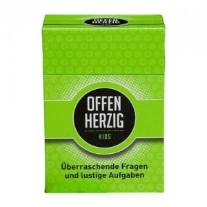 OFFEN HERZIG kids - Fragespiel GRÜN