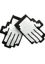 Ofenhandschuh Pixel Küchendeko weiss-sch