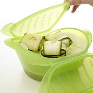 OGYA Mikrowellen-Dampfkochbox mit Lochei