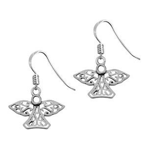 Ohrringe "Celtic Angel", Silber