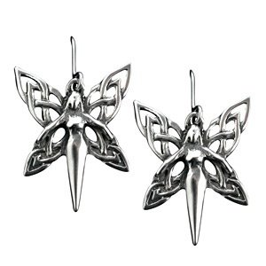 Ohrringe "Celtic Fairy", Pewter