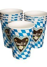 Oktoberfest Party Becher OZapft Is blau-