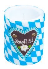 Oktoberfest Windlicht-Kerze Lebkuchenher