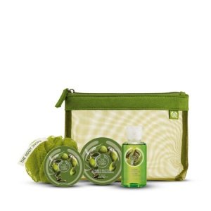 OLIVE SHOWER, SCRUB & MOISTURE SET