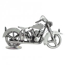 Oldtimer Motorrad Modell handgefertigt 2