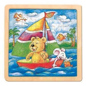 Oli & Lea  Holzpuzzle Spielzeug aus Holz