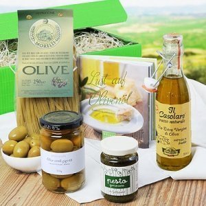 Olio e Olive grünes Geschenkpaket